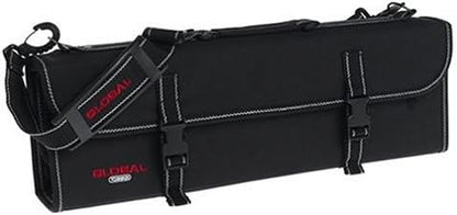Global G-667/16, 16 Pocket Handle, Black Knife Case
