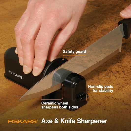 Axe & Knife Blade Sharpener, Outdoor Tool for Safe Blade Sharpening