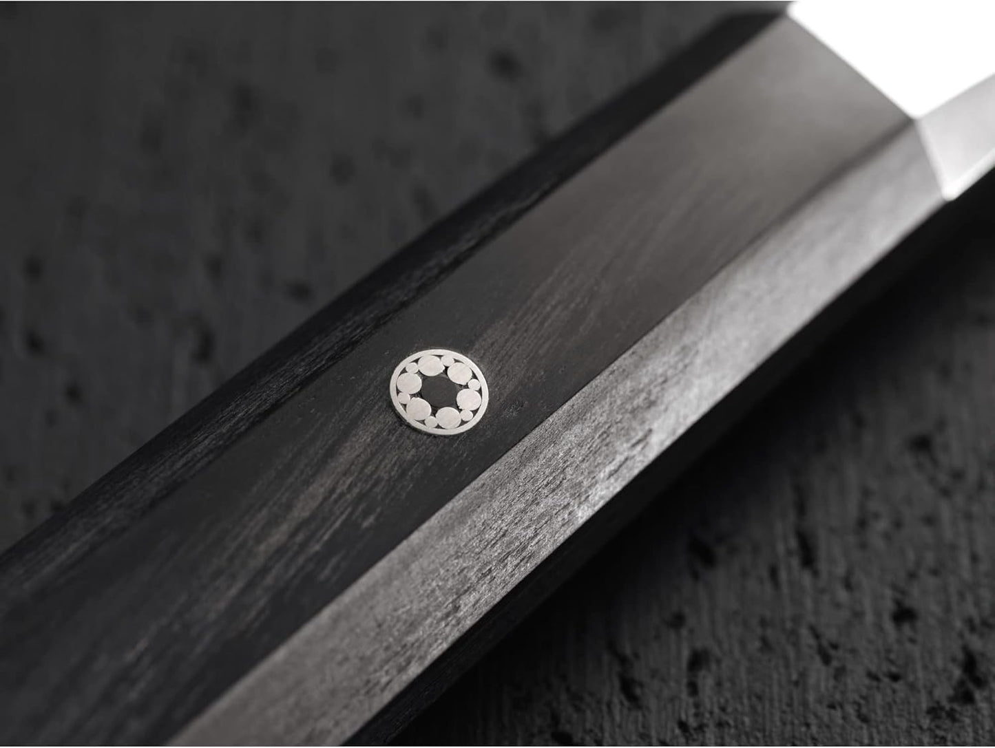 Koh 9.5" Slicing Knife,Black/Stainless Steel