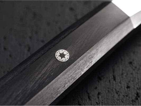 Koh 9.5" Slicing Knife,Black/Stainless Steel