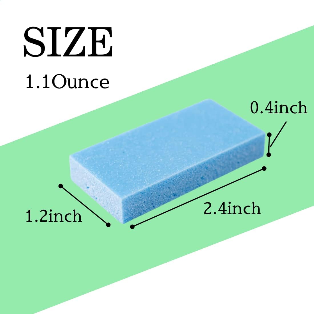 Rust Eraser for Knives Kitchen Stoves Wood Finish and Bicycles Multi Purpouse Cleaning Rubber Eraser Remover Dirt Stains (Coarse) Made in Japan, Set of 2