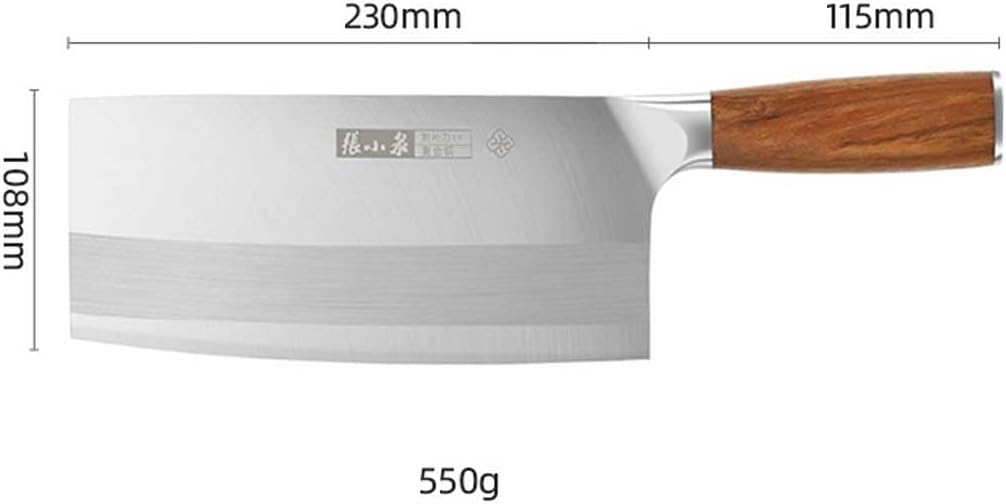 Chef's Knife Chinese Kitchen Knife Kitchen Vegetable Knife Premium 9 Inch High Carbon Steel Knife