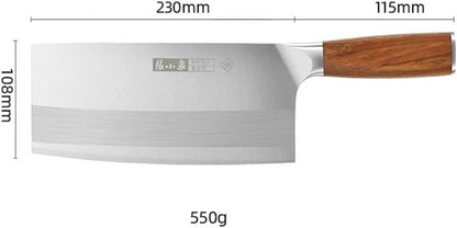 Chef's Knife Chinese Kitchen Knife Kitchen Vegetable Knife Premium 9 Inch High Carbon Steel Knife