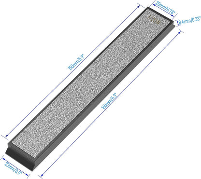 Diamond Sharpening Plate, Grit 1000 Knife Sharpener Stone, Knife Sharpening Stone for Kitchen Knife Sharpener Professional Sharpening Tool(#1000, With non-slip base）