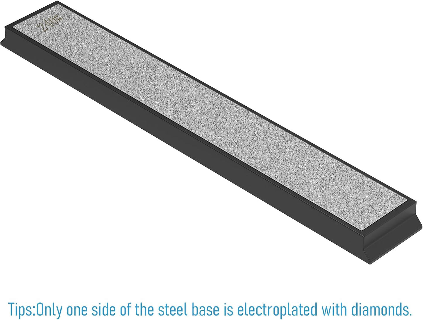 Diamond Sharpening Plate, Grit 1000 Knife Sharpener Stone, Knife Sharpening Stone for Kitchen Knife Sharpener Professional Sharpening Tool(#1000, With non-slip base）