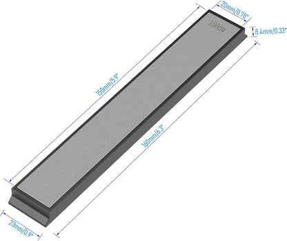 Diamond Sharpening Plate, Grit 1000 Knife Sharpener Stone, Knife Sharpening Stone for Kitchen Knife Sharpener Professional Sharpening Tool(#1000, With non-slip base）