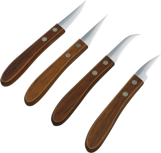 4 Pieces Kitchen Tool Vegetable DIY Carving Knives Professional Chef Knife Sharp Well Food Fruit Paring Knife