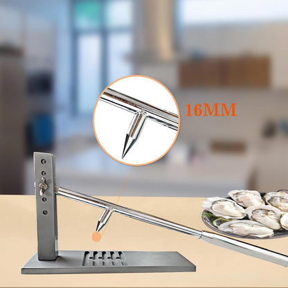 Oyster Shucker Tool Set，Oyster Clam Opener，Oyster Shucking Machine, Oyster Opener with Oyster Knife for Hotel Buffets and Homes and Gift