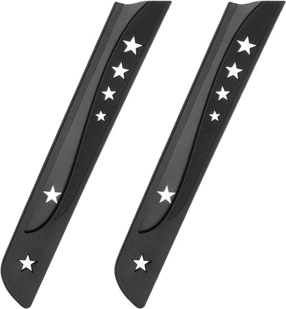2Pcs Safety Knife Covers Sleeves, Universal PP Knife Sheaths Edge Guards Blade Protector Covers for 8.9" Bread Knives Portable for Kitchen Camping Picnics Accessories, Black