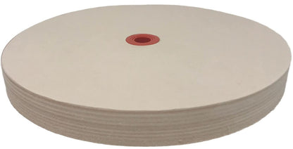 8 in Leather Honing Stropping Wheel Includes Premium White Buffing Compound Made in USA Super Strop Premium Wheel Strops fits 1/2", 5/8" and 3/4" Arbors