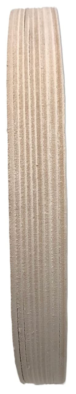 8 in Leather Honing Stropping Wheel Includes Premium White Buffing Compound Made in USA Super Strop Premium Wheel Strops fits 1/2", 5/8" and 3/4" Arbors
