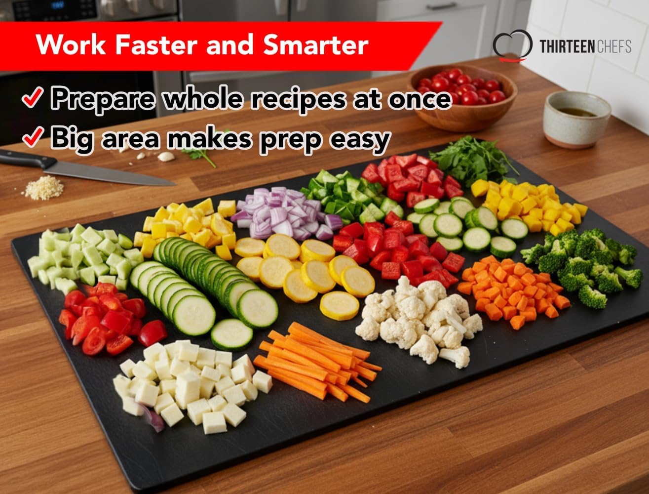 30x18 Extra Large Cutting Board for Fish, Meat, BBQ - 1/2 Inch Thick Black Plastic, Commercial Grade HDPP Poly with NSF Stamp, 10 pounds