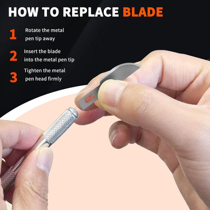31pcs Precision Exacto Knife Kit for Art Craft Model Making | Multiple Replaceable SK5 Blades,Anti-slip Aluminum handle,Ideal for Paper Cutting,Modeling,Stamp carving,Hobby Cutting Tools