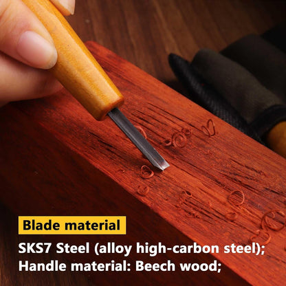 5Pcs V-Sharp Wood Carving Knife