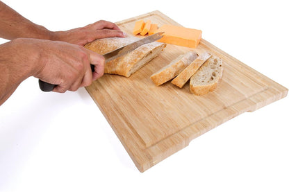 Carving Bread Knife – 8” Ultra Sharp Surgical Stainless Steel Serrated All Purpose Kitchen Knife – Never Needs Sharpening - As Seen on TV and Live Demonstration