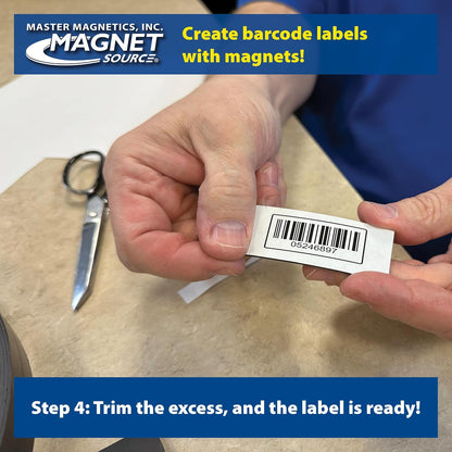 Flexible Magnet Strip - One-Sided Magnetic Strip, Cuttable Magnet, 0.5" Wide, 0.06" Thick, 100 Feet, ZGN10PBX