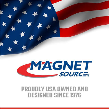 Flexible Magnet Strip - One-Sided Magnetic Strip, Cuttable Magnet, 0.5" Wide, 0.06" Thick, 100 Feet, ZGN10PBX