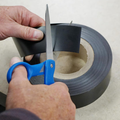 Flexible Magnet Strip - One-Sided Magnetic Strip, Cuttable Magnet, 0.5" Wide, 0.06" Thick, 100 Feet, ZGN10PBX