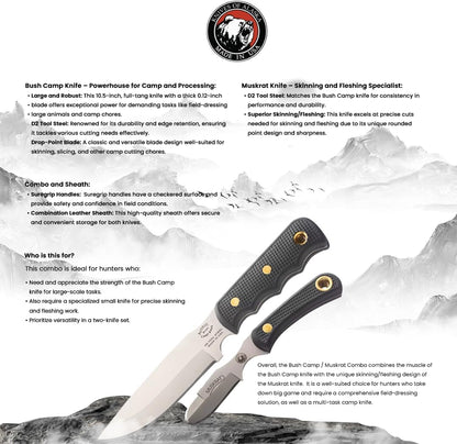 SureGrip Bush Camp/Muskrat Knife Combo