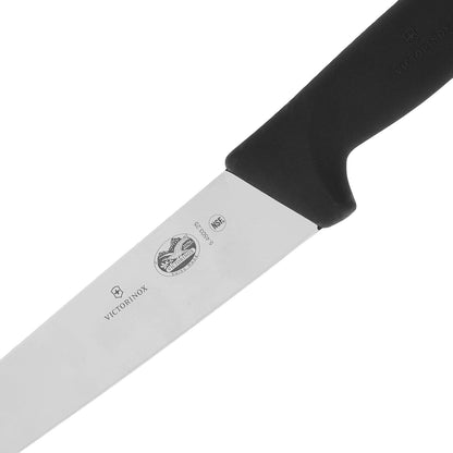 Blade1 Fibrox Pro Black Carving-Straight 10" Semi-Flexible Pointed Blade 1" width at handle, 10 inch, Multi (47540)