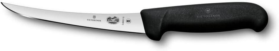 6 Inch Curved Fibrox Pro Boning Knife with Semi-stiff Blade