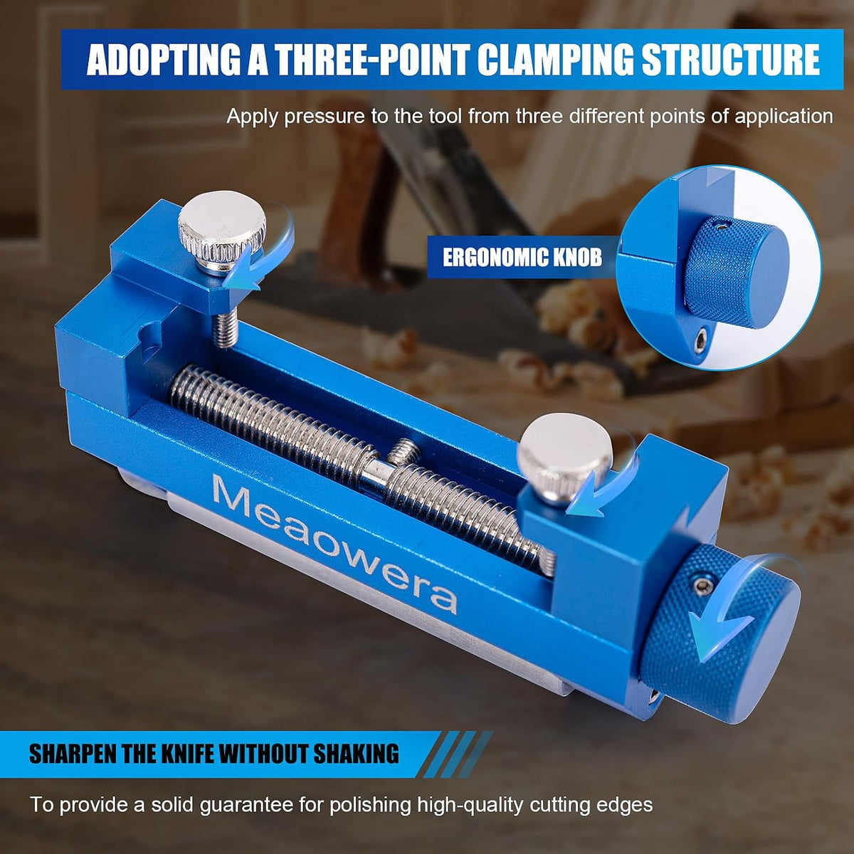 Chisel Sharpening Kit with Sharpening Stones – Wood Chisel Sharpener Honing Guide Set for Chisel Sharpening, Planer Blade Sharpener – Complete Wood Chisel Sharpening Kit with Whetstone