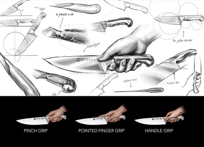 15PCS Kitchen Knife Set with Block and Sharpener, Ultra Sharp | High Carbon Stainless Steel, Precise Cutting, Suitable for Both Beginners and Professional Chefs, Ideal Gift Option