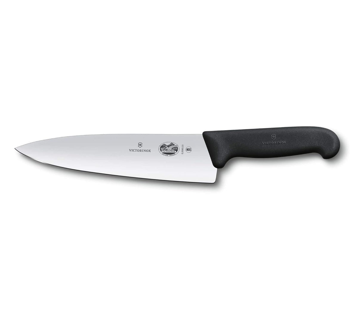 Fibrox 3 Piece Chef's Set, Includes Chef, Carving and Paring Knives, Black