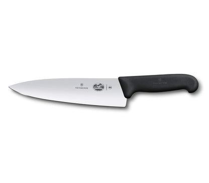 Fibrox 3 Piece Chef's Set, Includes Chef, Carving and Paring Knives, Black