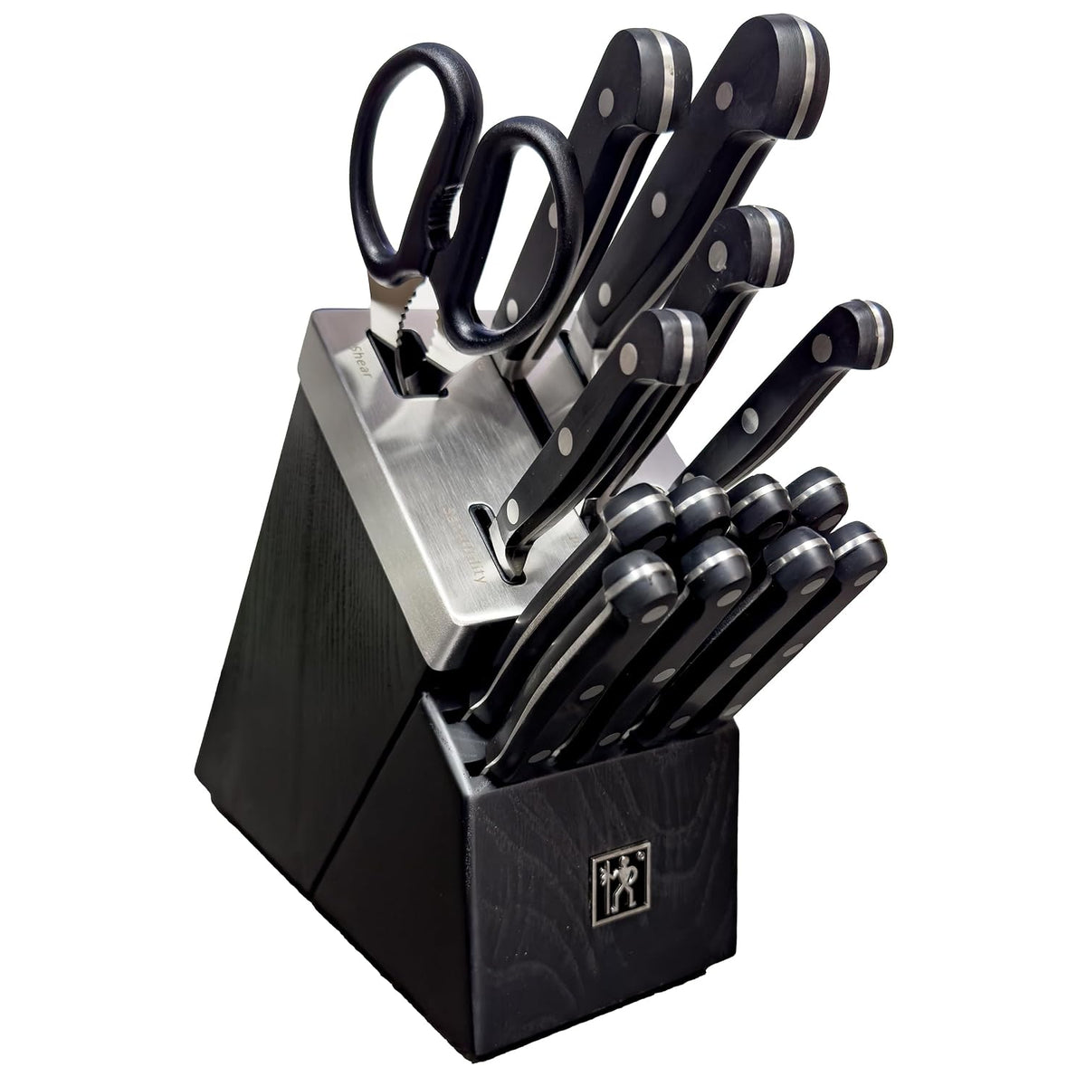 Classic Razor-Sharp Self-Sharpening Knife Set, Chef Knife, Bread Knife German Engineered Informed by 100+ Years of Mastery