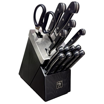 Classic Razor-Sharp Self-Sharpening Knife Set, Chef Knife, Bread Knife German Engineered Informed by 100+ Years of Mastery
