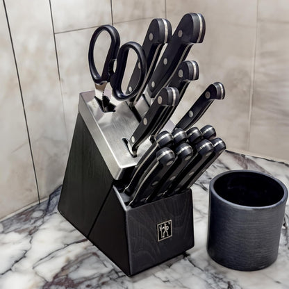 Classic Razor-Sharp Self-Sharpening Knife Set, Chef Knife, Bread Knife German Engineered Informed by 100+ Years of Mastery