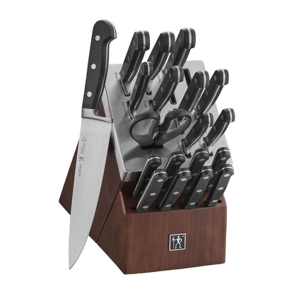Classic Razor-Sharp Self-Sharpening Knife Set, Chef Knife, Bread Knife German Engineered Informed by 100+ Years of Mastery