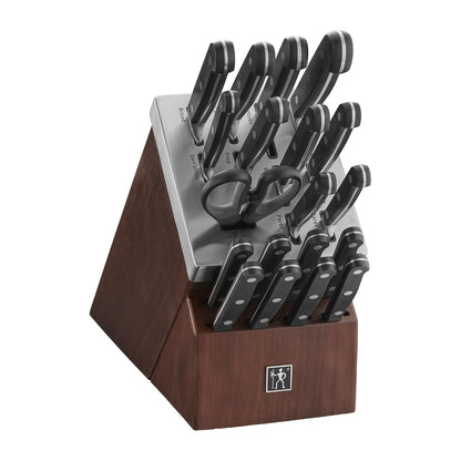 Classic Razor-Sharp Self-Sharpening Knife Set, Chef Knife, Bread Knife German Engineered Informed by 100+ Years of Mastery