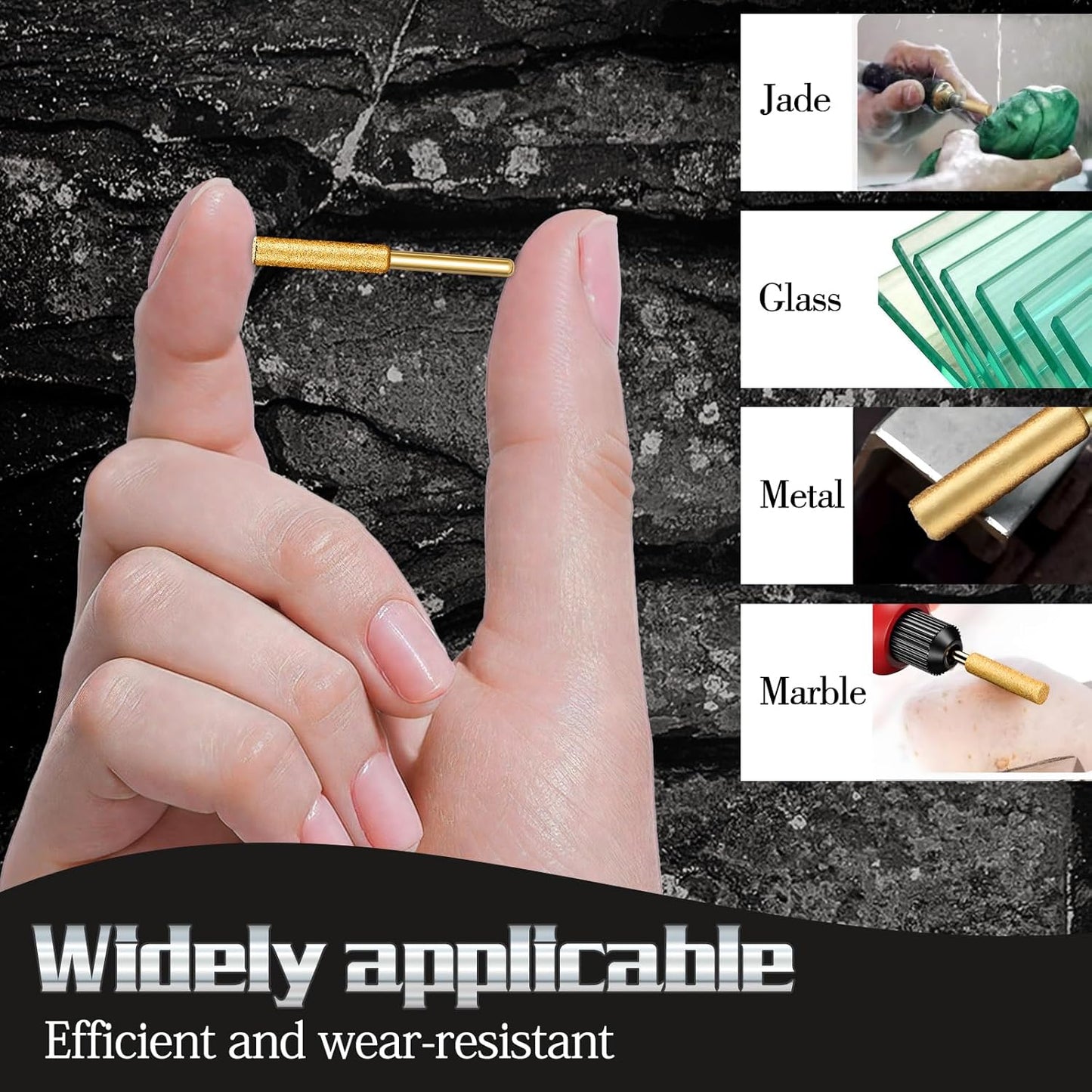 30 Pcs 5/32 Inch Chainsaw Sharpening Stones Diamond Chainsaw Sharpener Chainsaw Grinding Stone File Golden Chainsaw Accessories for Electric Diamond Sharpening Wheel, 4.0mm