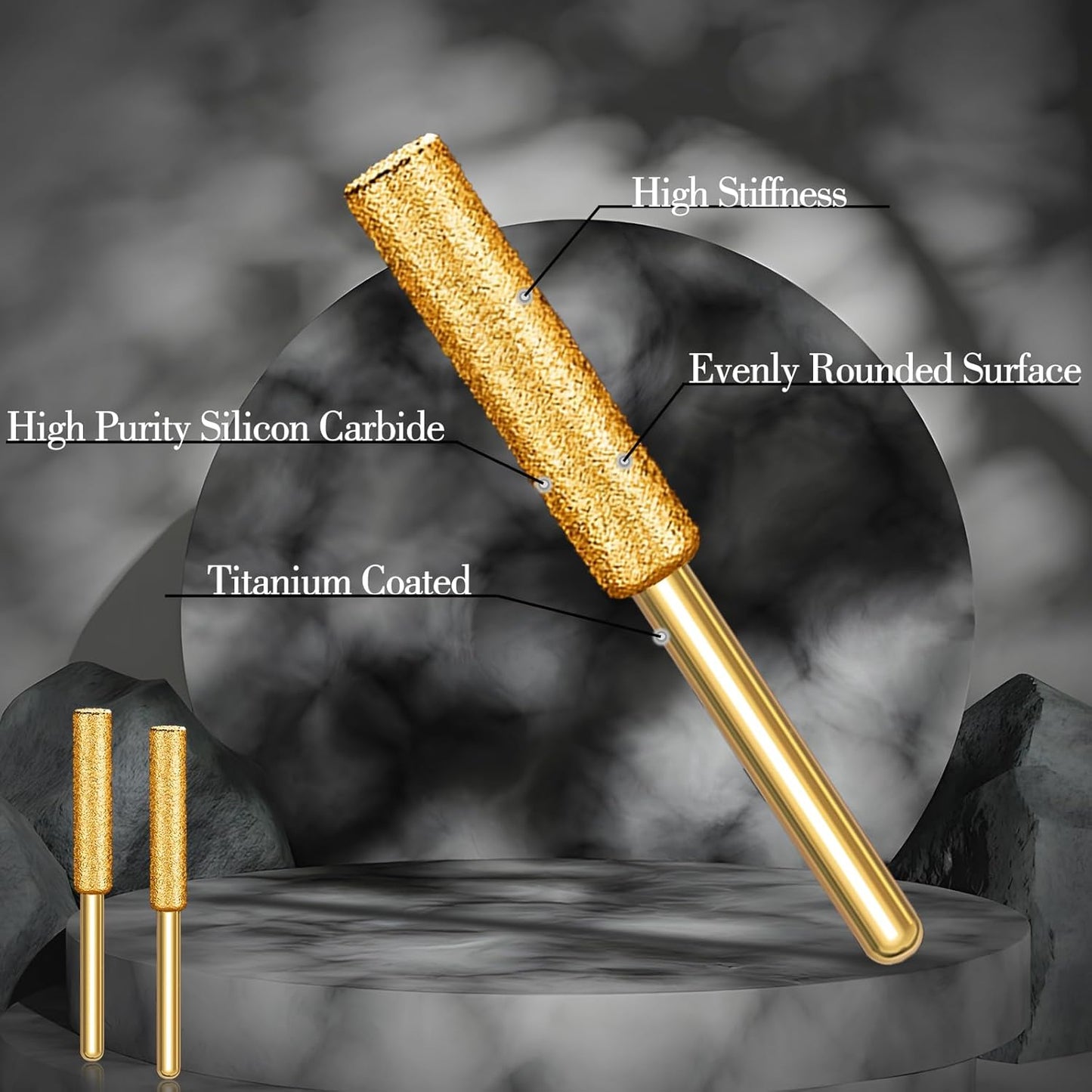 30 Pcs 5/32 Inch Chainsaw Sharpening Stones Diamond Chainsaw Sharpener Chainsaw Grinding Stone File Golden Chainsaw Accessories for Electric Diamond Sharpening Wheel, 4.0mm