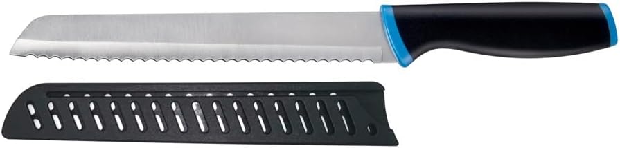 20CM Serrated Bread Knife, Precision Kitchen Tool for Homemade Loaves, Pastries, and Baguettes, Ultra Sharp Blade for Clean Slices, Versatile Alternative to Utility, Paring, and Chef Knives