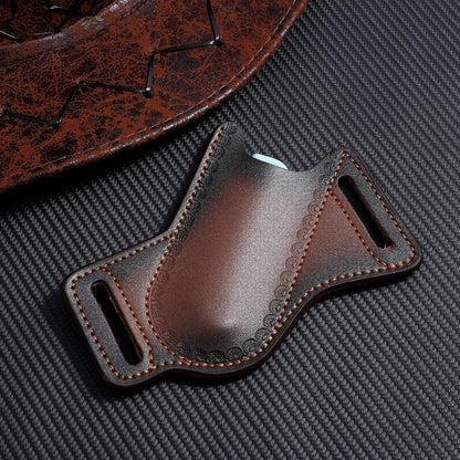 Durable Leather Knife Sheath, Multitool Horizontal Knife Sheath for Belt, Waterproof Folding Knives Holder for Folding Knives Tools