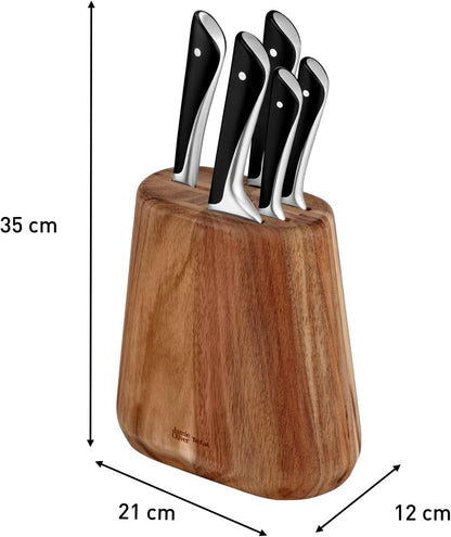 Tefal Jamie Oliver Santoku Knife, 16.5cm, German Stainless Steel, K2671555, Black
