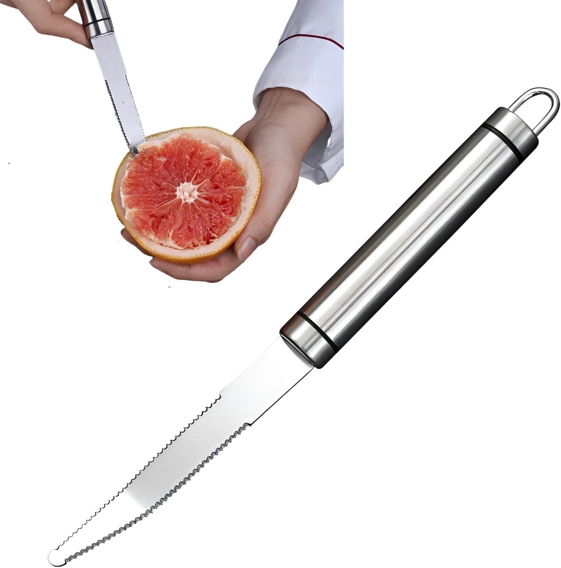 Grapefruit Knife Curved Serrated Double Blade Fruit Peeler