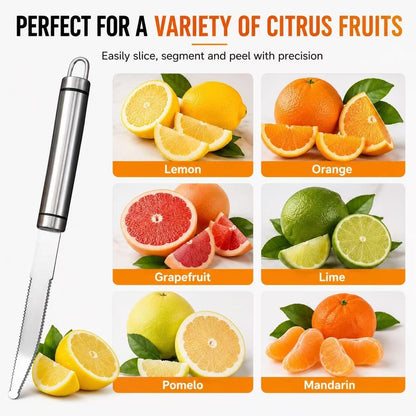 Grapefruit Knife Curved Serrated Double Blade Fruit Peeler