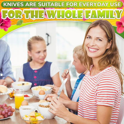 2 Pcs Butter Knife Spreader 3-in-1 Set, Stainless Steel