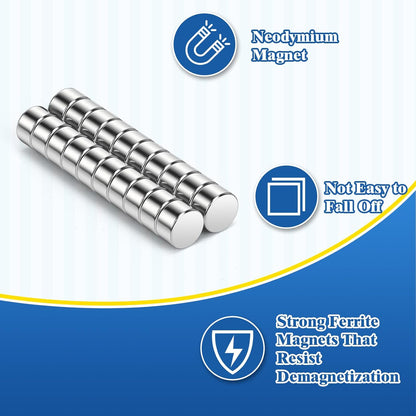5 Pack | 30x4cm (11.81 x 1.57) Magnetic Stainless Silver Board Strips, Adhesive Backing Bulletin Bar, Memo Strip with 30pcs 5x3mm Magnets for Office, Home, Photo Wall, Documents