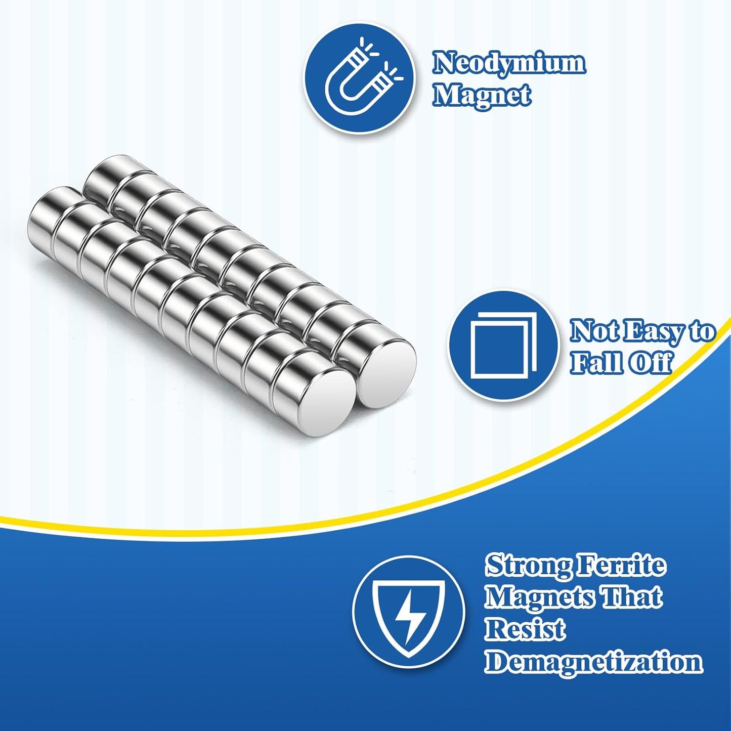 5 Pack | 30x4cm (11.81 x 1.57) Magnetic Stainless Silver Board Strips, Adhesive Backing Bulletin Bar, Memo Strip with 30pcs 5x3mm Magnets for Office, Home, Photo Wall, Documents