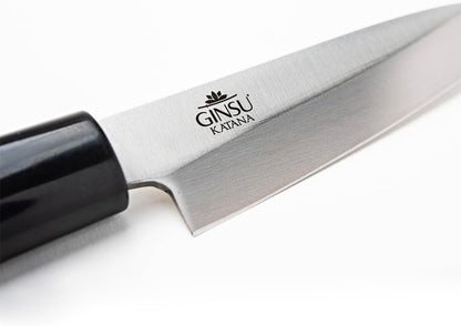 Japanese Petty Knife 3.9" – 420J2 Stainless Steel Paring Knife with Wood Handle for Fruit, Vegetable & Meat Preparation | Sharp paring knife with a durable stainless steel blade and wood handle for trimming, peeling, and precision cutting.