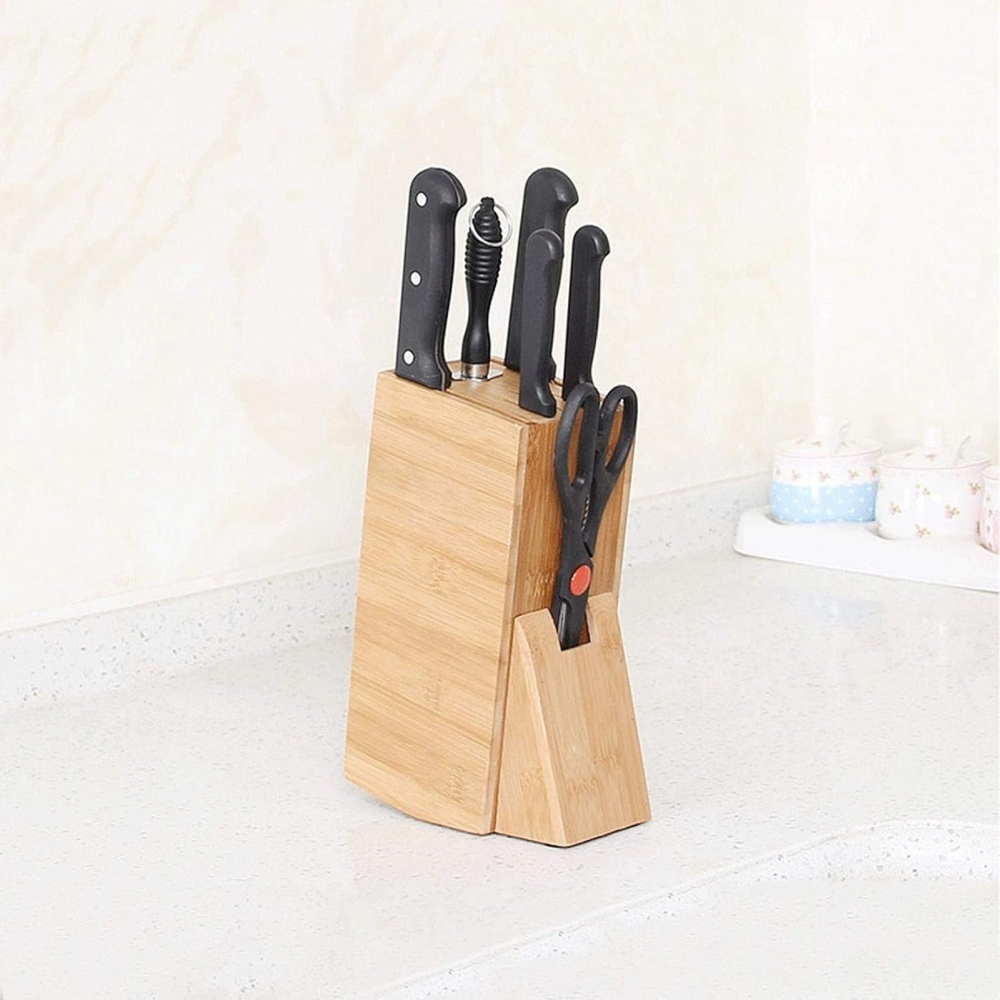 Multifunctional Knife Rack Kitchen Knife Rack Storage Kitchen Knife Rack Ventilated Knife Holder Knife Block Tool