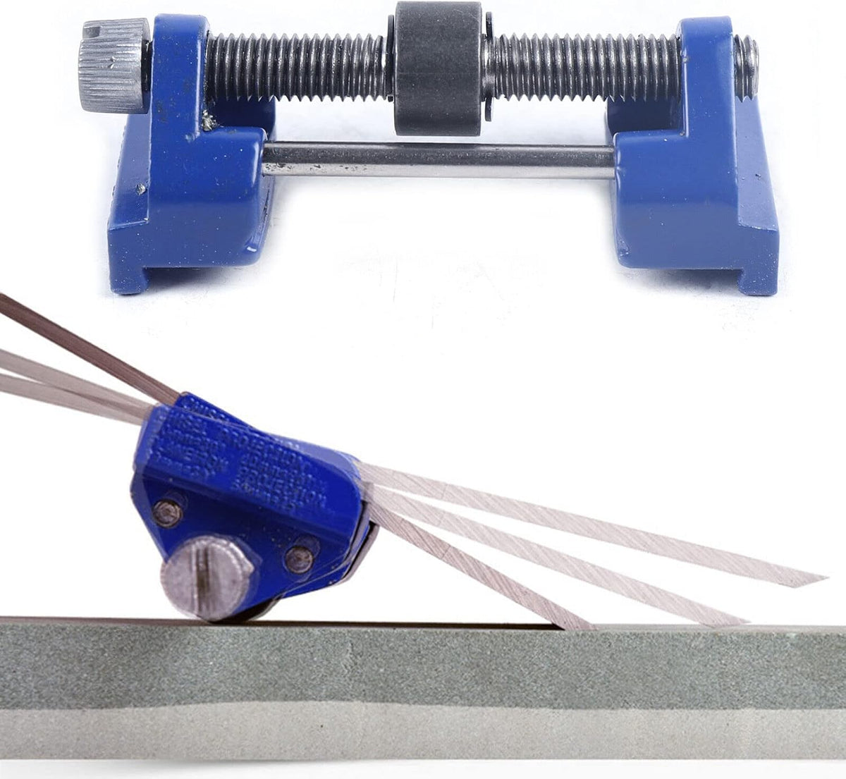 Metal Honing Guide Jig Fixed Angle Holder for Chisels Plane Irons 3.94 Inch Sharpening Tool with Non-Slip Base