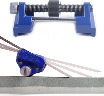 Metal Honing Guide Jig Fixed Angle Holder for Chisels Plane Irons 3.94 Inch Sharpening Tool with Non-Slip Base