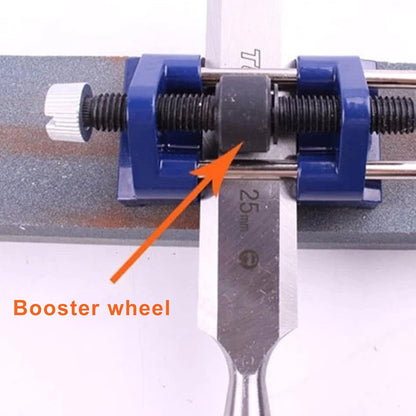 Metal Honing Guide Jig Fixed Angle Holder for Chisels Plane Irons 3.94 Inch Sharpening Tool with Non-Slip Base