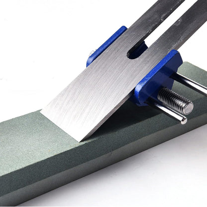 Metal Honing Guide Jig Fixed Angle Holder for Chisels Plane Irons 3.94 Inch Sharpening Tool with Non-Slip Base